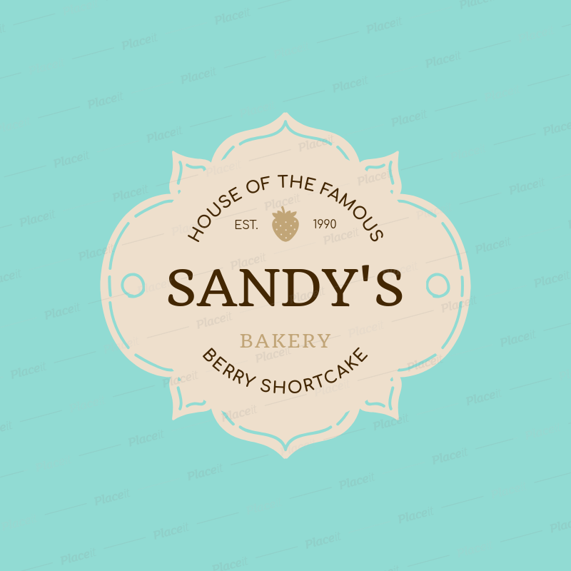 Placeit Logo Template For Bakery Business Logo Design